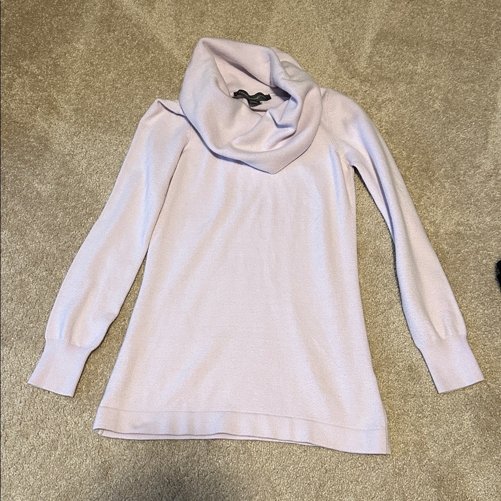 French Connection Light Purple Cowl Neck Sweater
